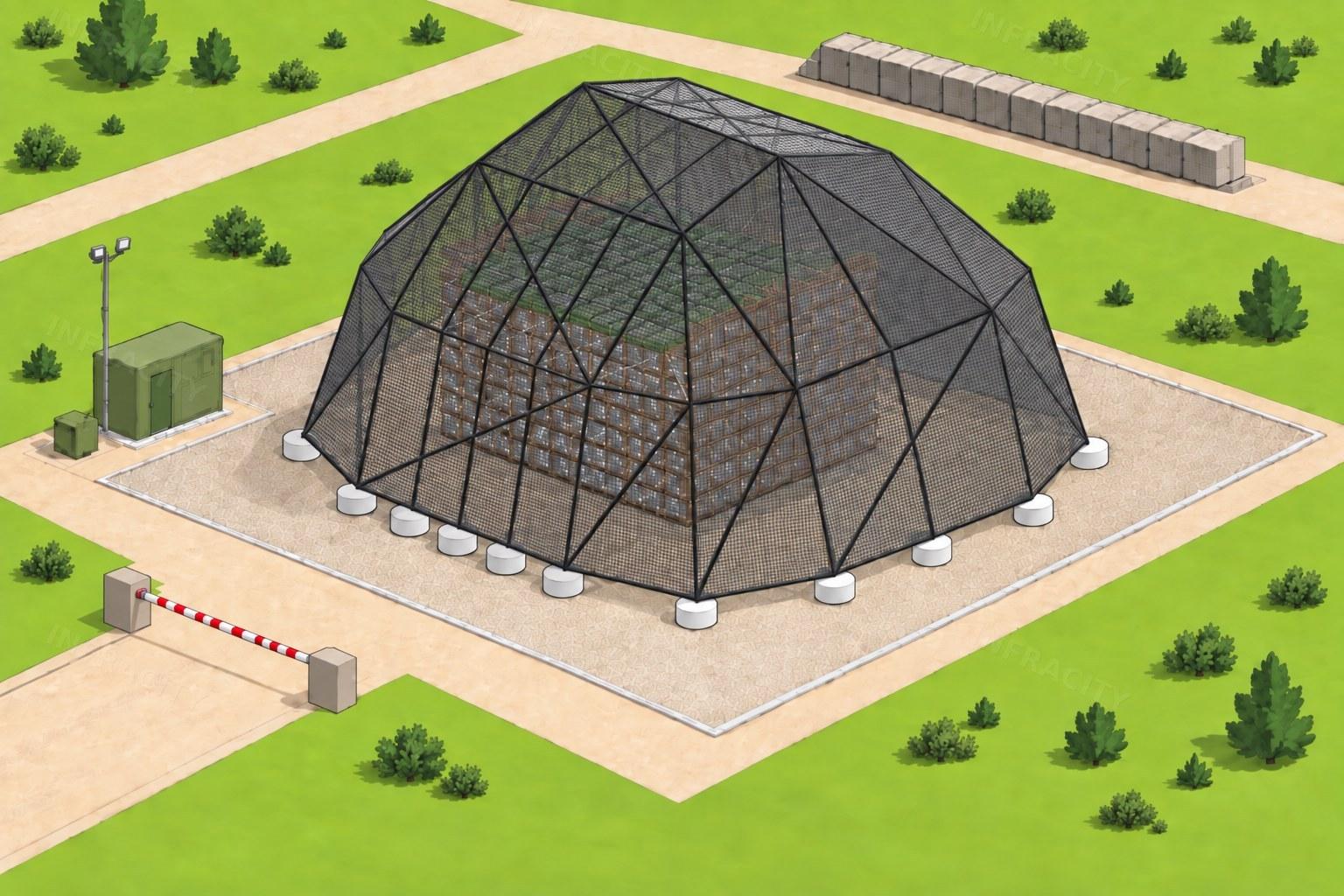 Visualisation of a mesh structure