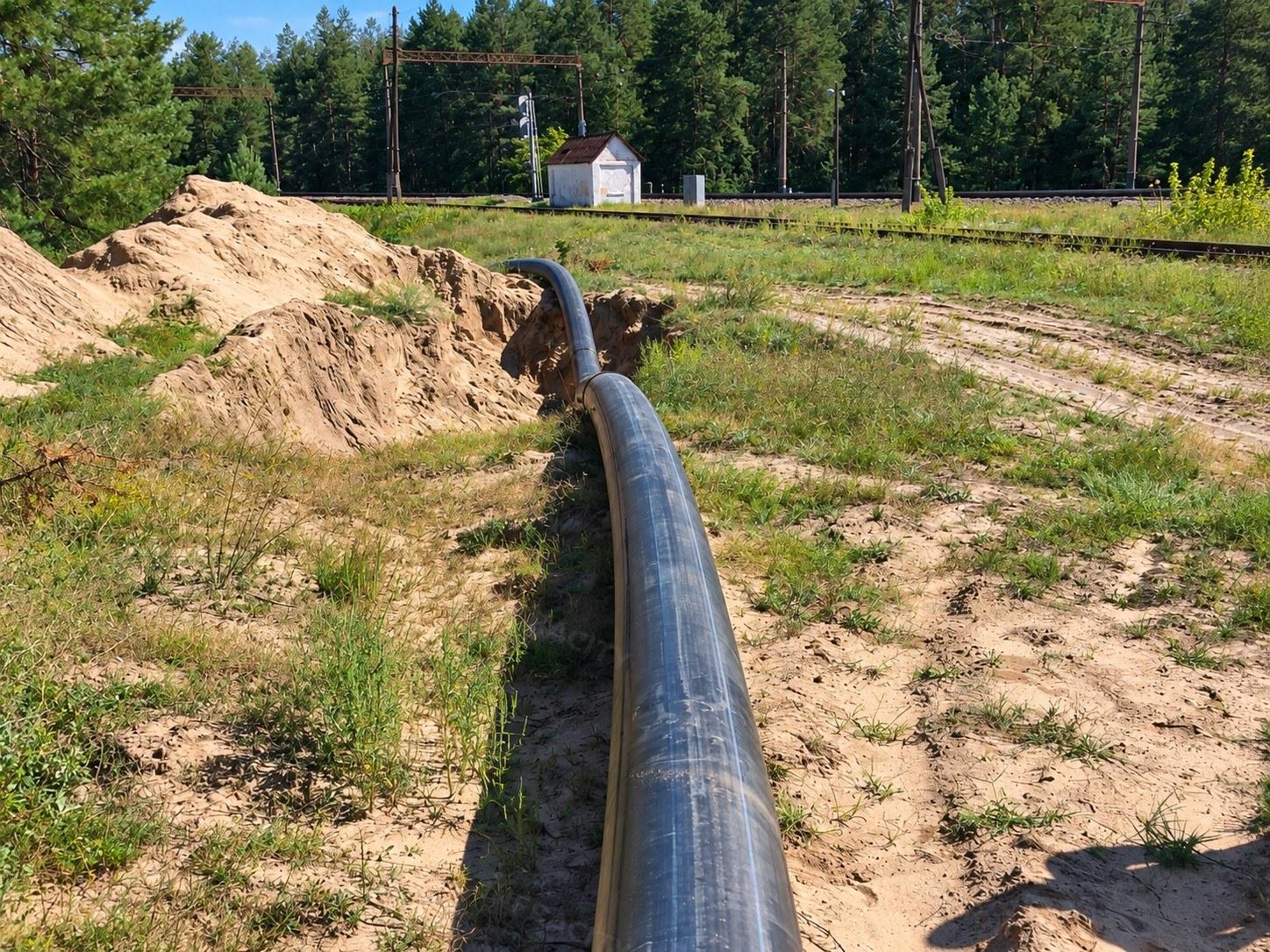 Construction of external water supply networks